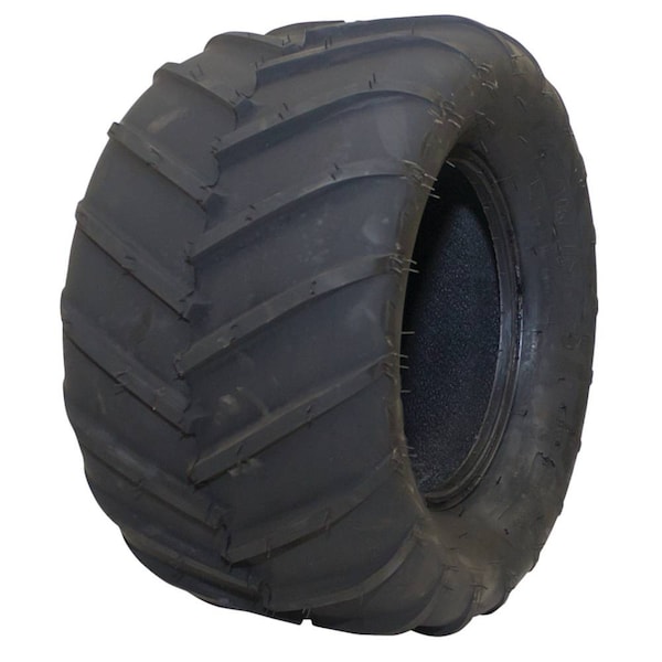 24x12.00-12 Lawn Mower Tire, 4 Ply, Chevron, 20 psi